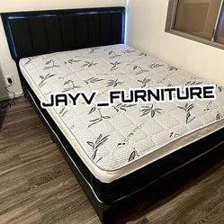 New Queen Bed Frame With Mattress