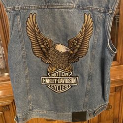 Harley Davidson Denim Vest