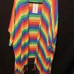 Pride Rainbow Shirts And Throw On Scarf 