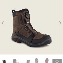 SIZE 11 RED WING THE TRADESMAN BOA WATERPROOF LEATHER SAFETY TOE BOOTS BRAND NEW
