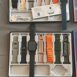 Black And Silver Smart Watches