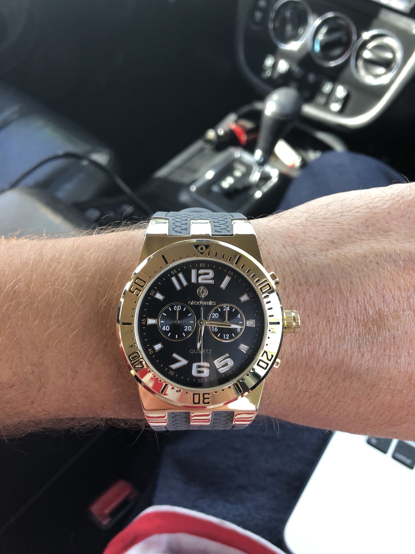 Akademiks watch silicone band