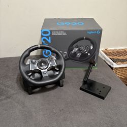 Xbox And Pc Driving Wheel And Pedals|| Logitech G920 