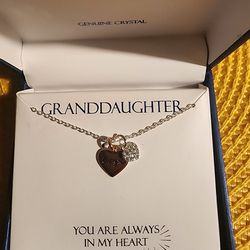 Graduation or Mother's Day Gift (for a Wonderful Granddaughter)BRILLANCE Pendant Necklace 