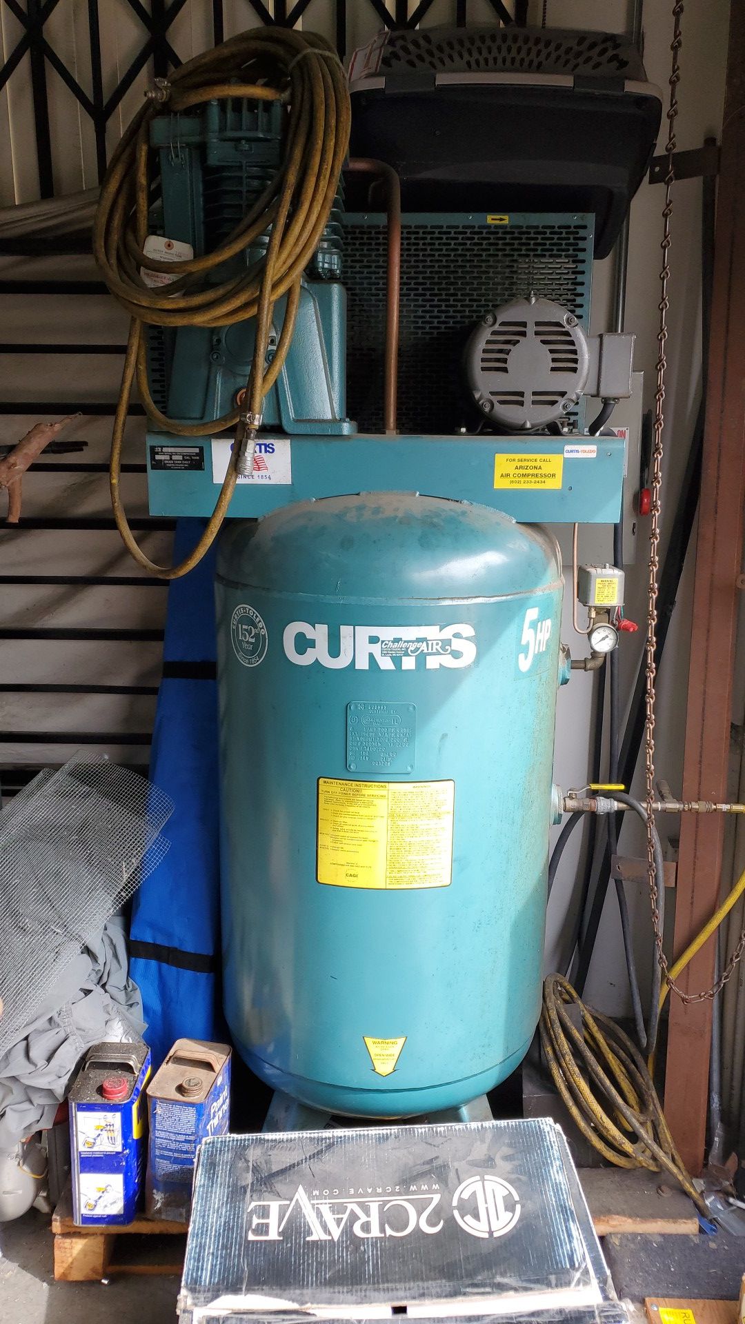 Curtis compressor 80 gallon