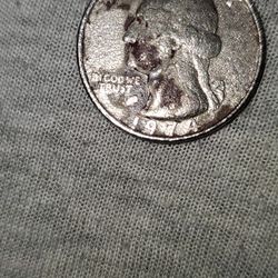 Washington Quarter Struck Over Lincoln Cent Planchet.."RARE" !