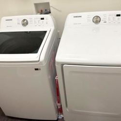 New Samsung Electric Washer and Dryer