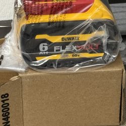 DEWALT FLEXVOLT 20V/60V MAX Lithium-Ion 6.0Ah Battery Pack