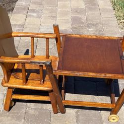 Antique  Convertible High Chair