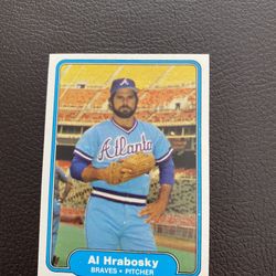 Al Hrabosky 1982 Fleer