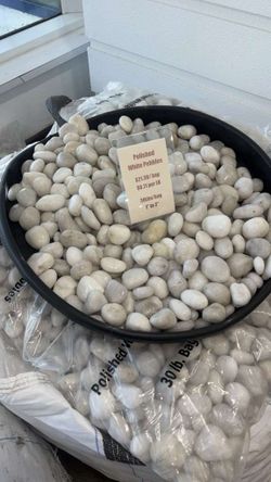 Polished White Pebbles