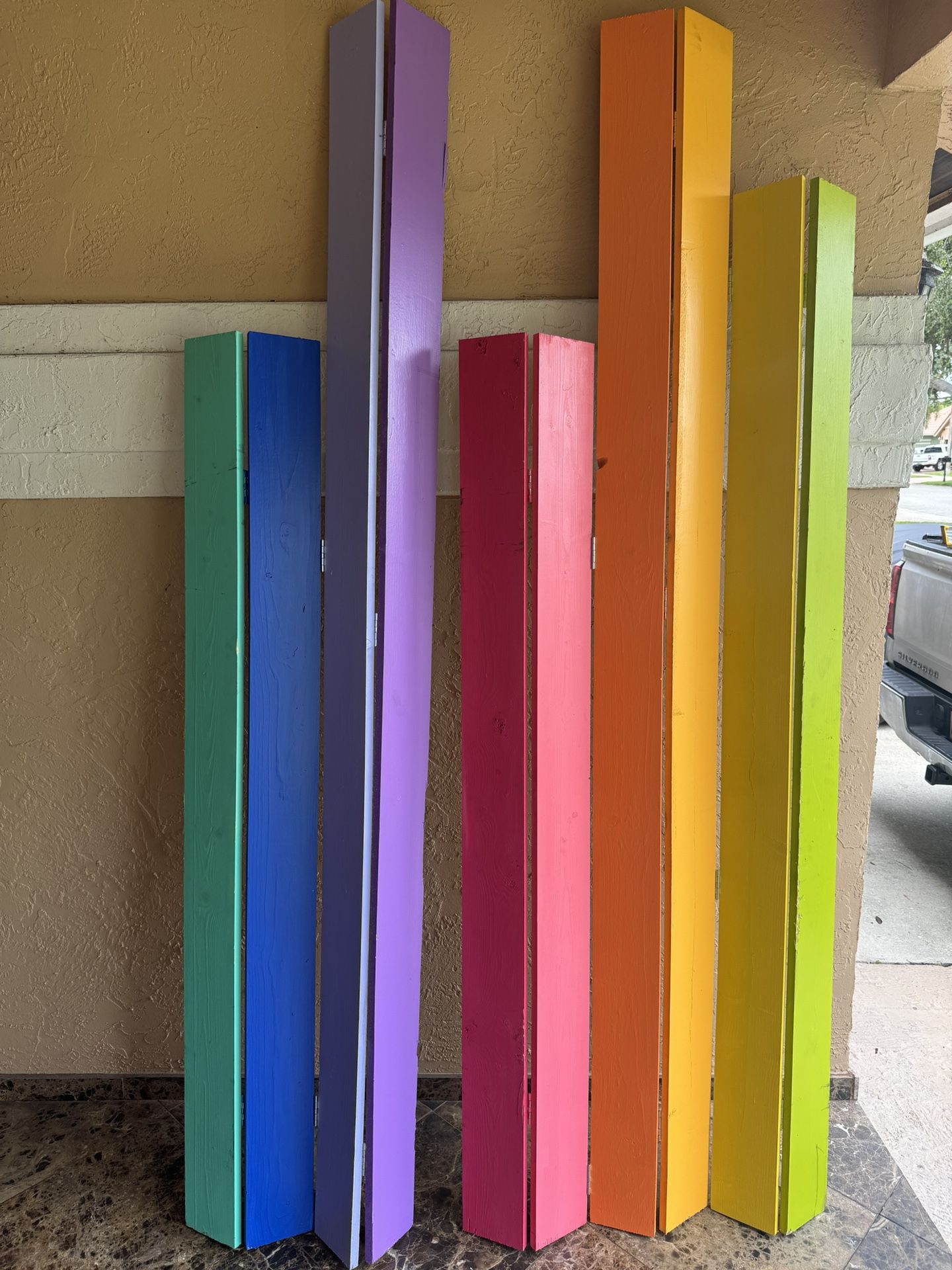 Trolls Backdrop Colors Kids Birthday Party Foldable