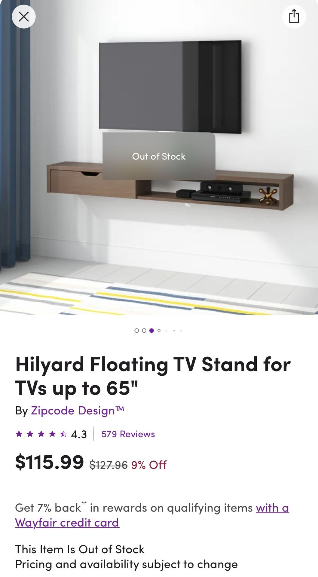 Floating TV Stand
