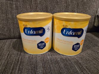 Enfamil formula (2- 12.5oz cans)