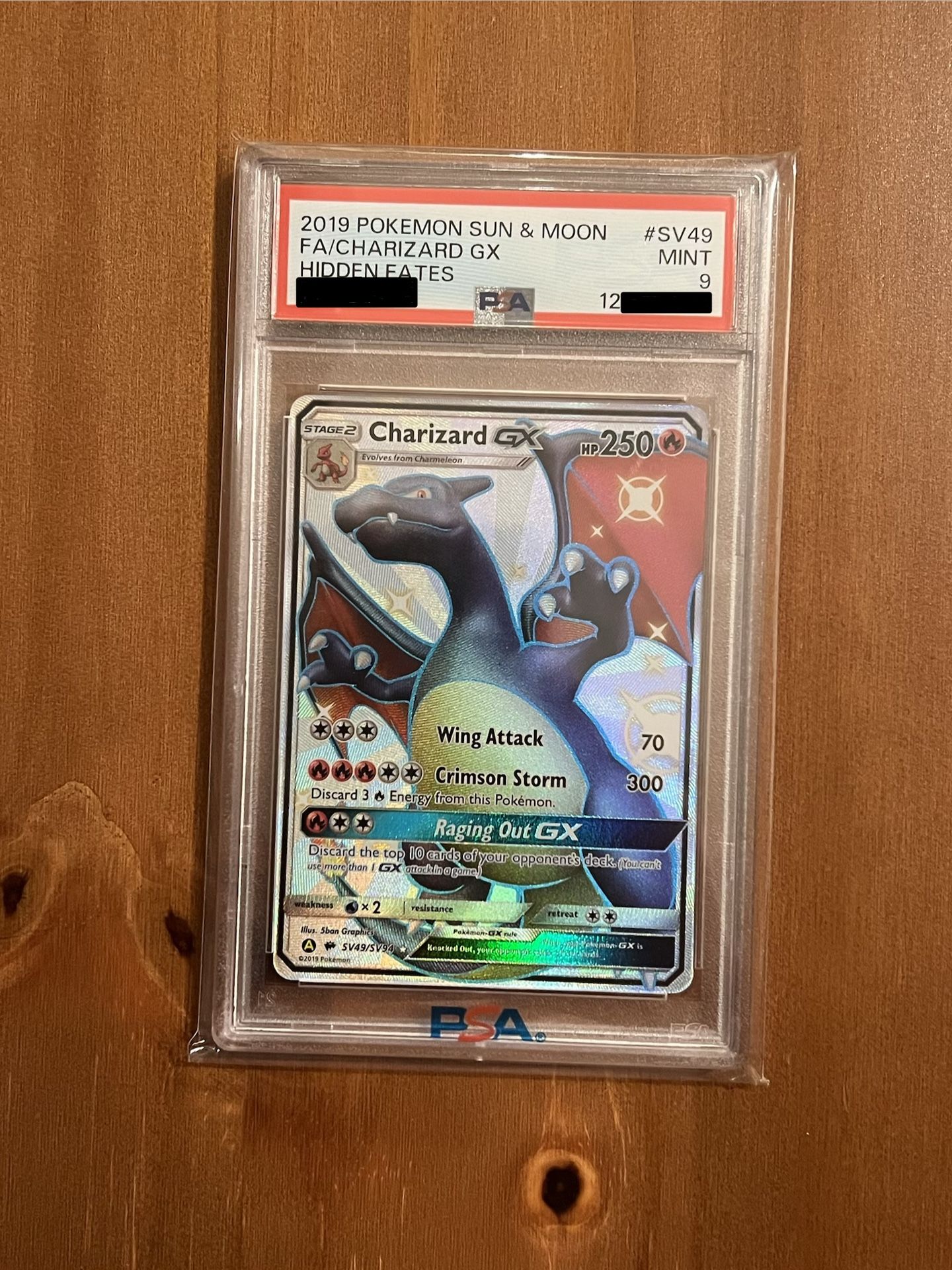 PSA 9 Shiny Charizard GX For Trades