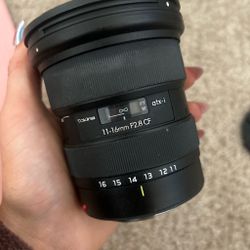 Tokina 11-16 2.8 lens for CANON EF MOUNT