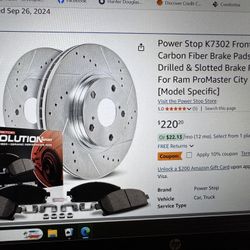 Power Stop Brake Pads & Rotors 