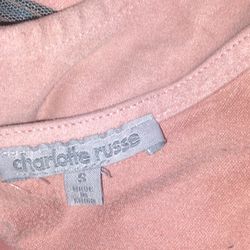 Charlotte Russe Mesh Crop Top