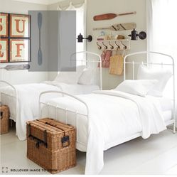 Ballard Design Twin Brass Bed Frame - New 