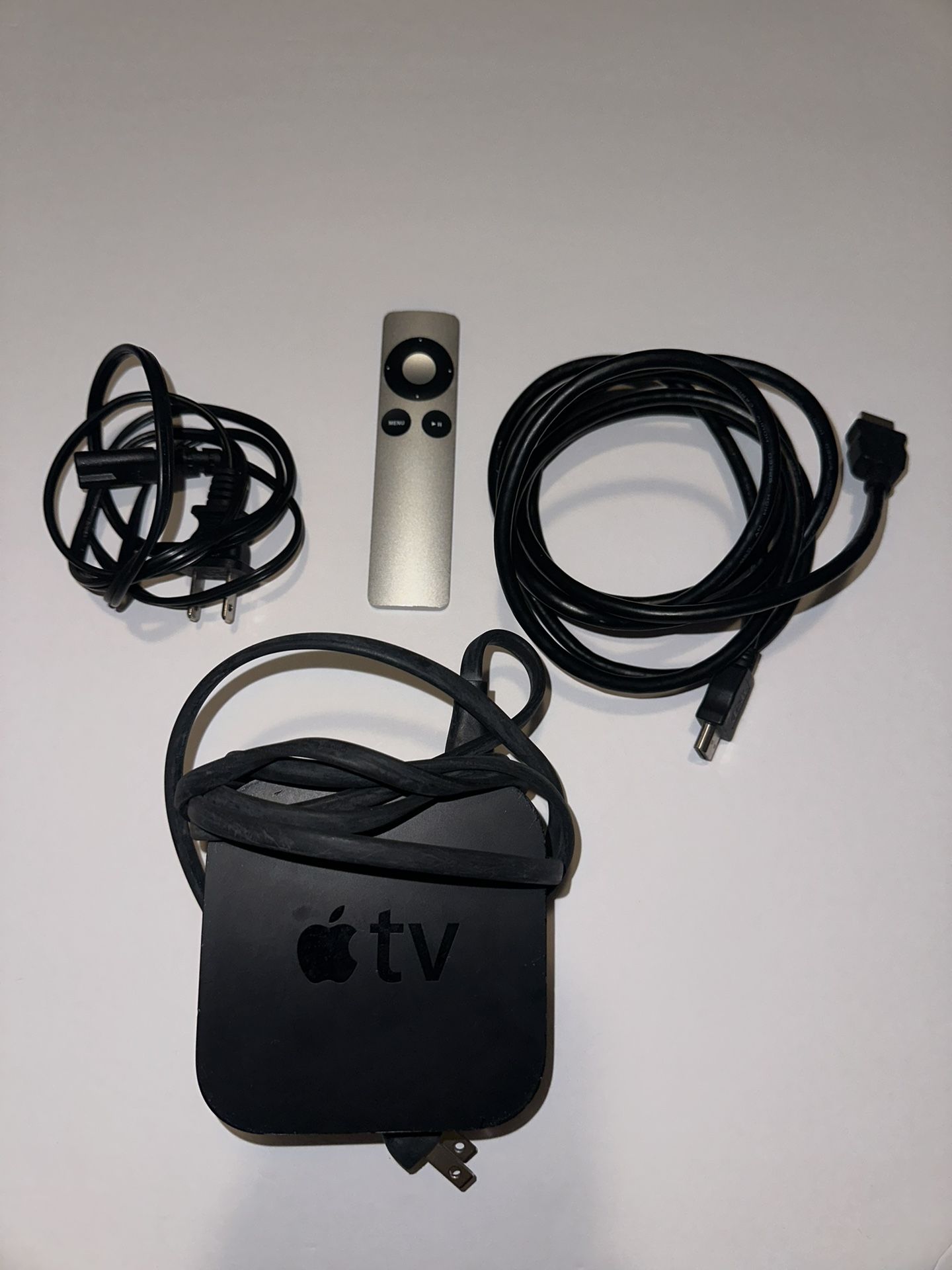 Apple TV Set Up With Control, Chords Included 