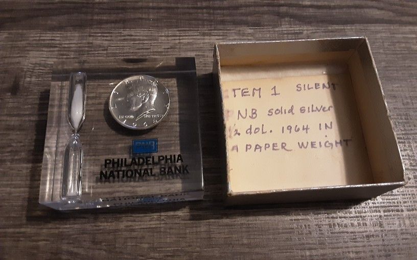 RARE ENCASED SILVER 1964 JFK HALF DOLLAR PROOF
