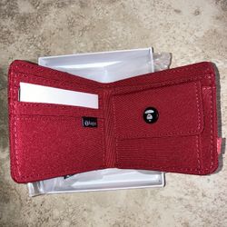 Bape Red Wallet