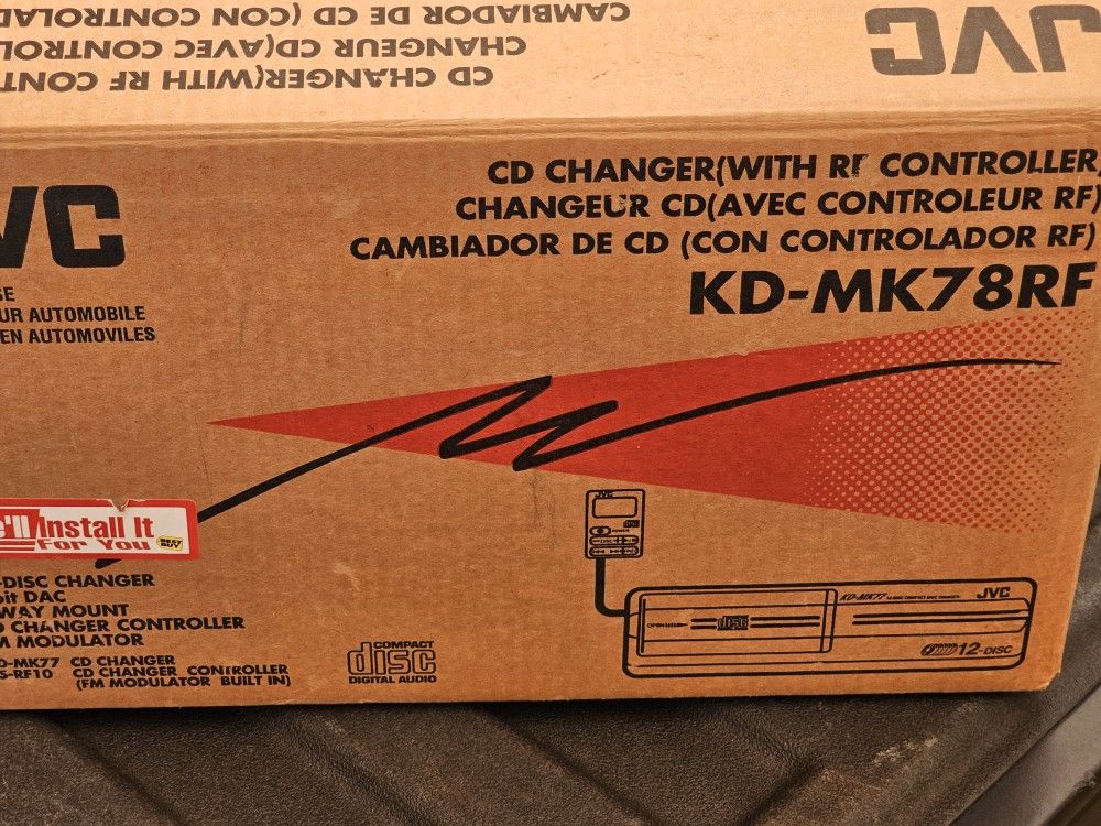 JVC Car, 12 CD Exchanger Player