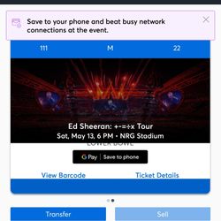 ED SHEERAN TICKETS