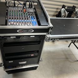 Audio rack Mg12xu, antenna distribution wireless mics patch panel etc