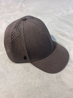 Melin A-Game Hydro Snapback Hat Cap Performance Logo Grey Low Profile 56cm