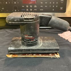 Craftsman half sheet pad, dual orbital straight line sander 3/8 hp 3.5 amp