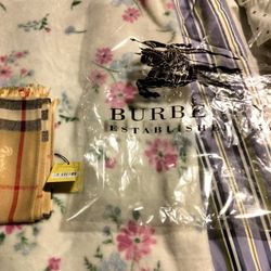  Burberry Check Cashmere Scarf 