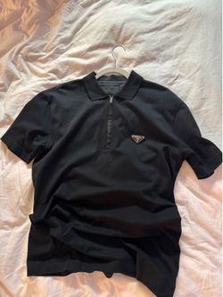 Men’s Prada Half Zip Polo