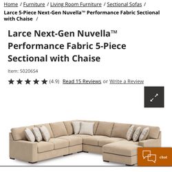 Ashley Furniture Larce Armless Chair