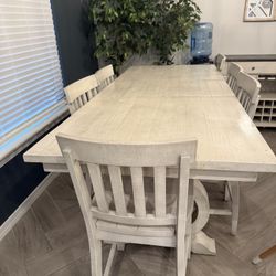 Large Table With 6 Chairs