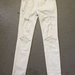White On White Amiri Jeans Size 32 $150 
