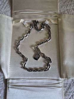 Sterling Silver Mens Necklace