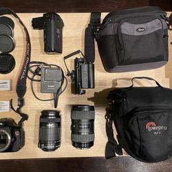 Canon EOS Rebel T3i w/ Gear & Accessories