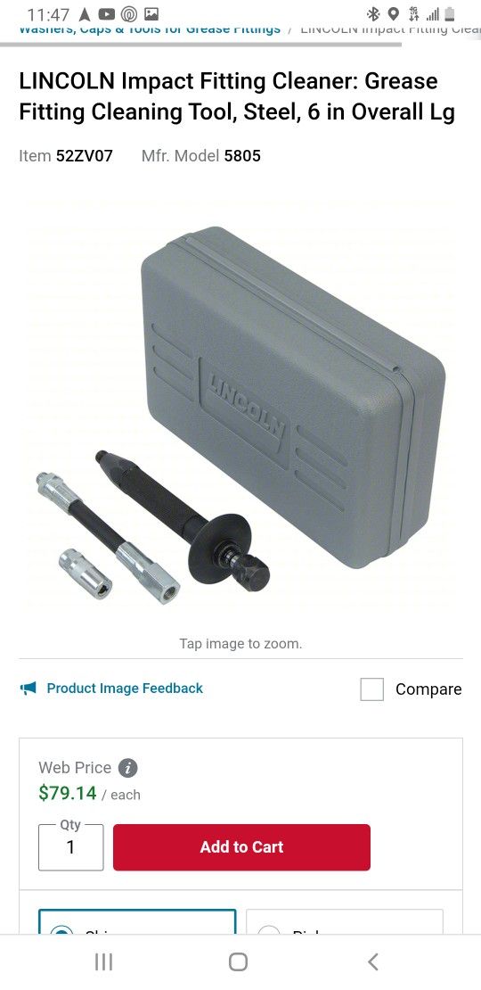 Grease Fitting Cleaner