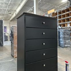5 Drawer Black 