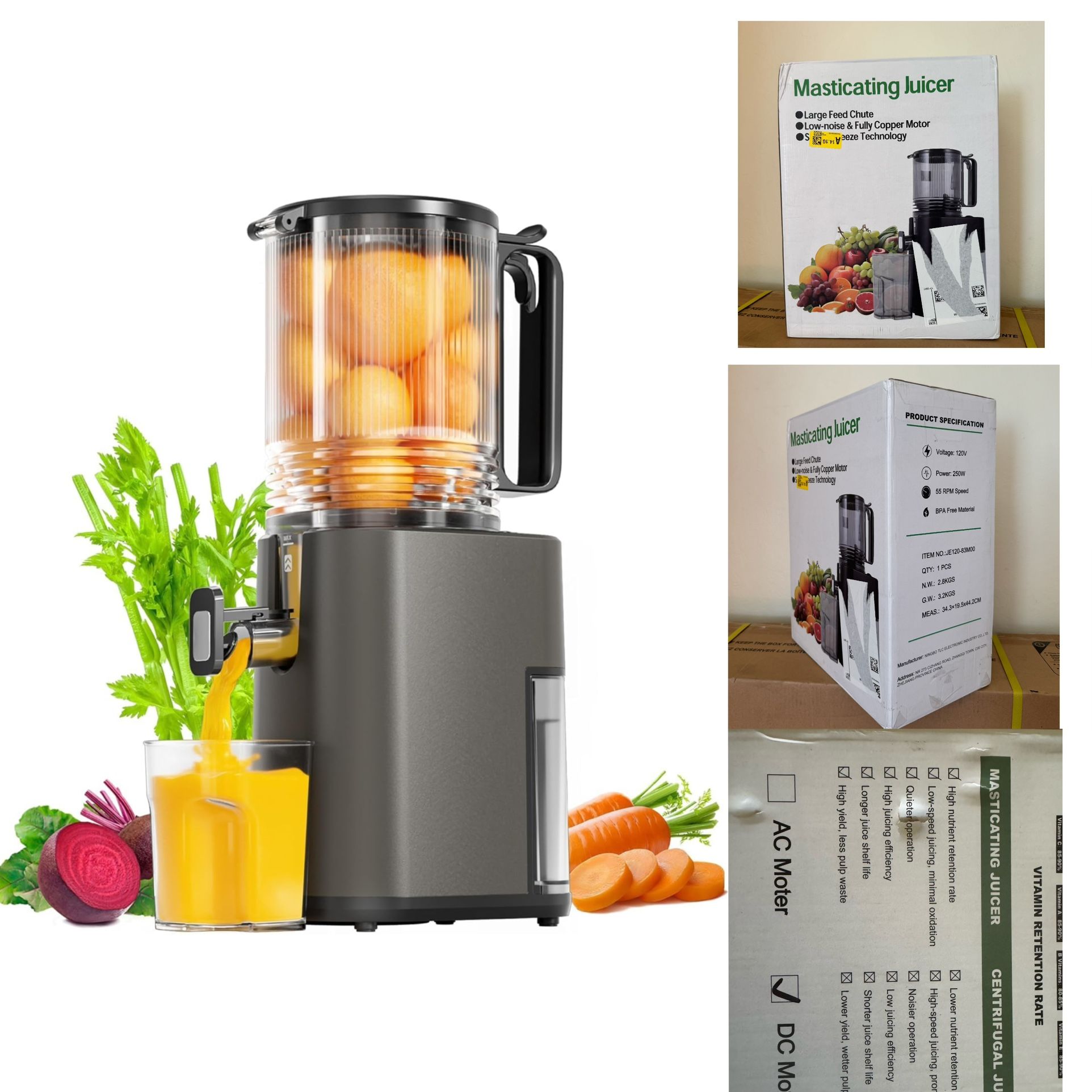 🔥 Cold Press Juicer — Brand New! 🔥