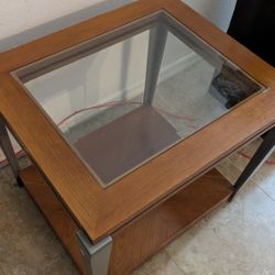 Wooden End Table