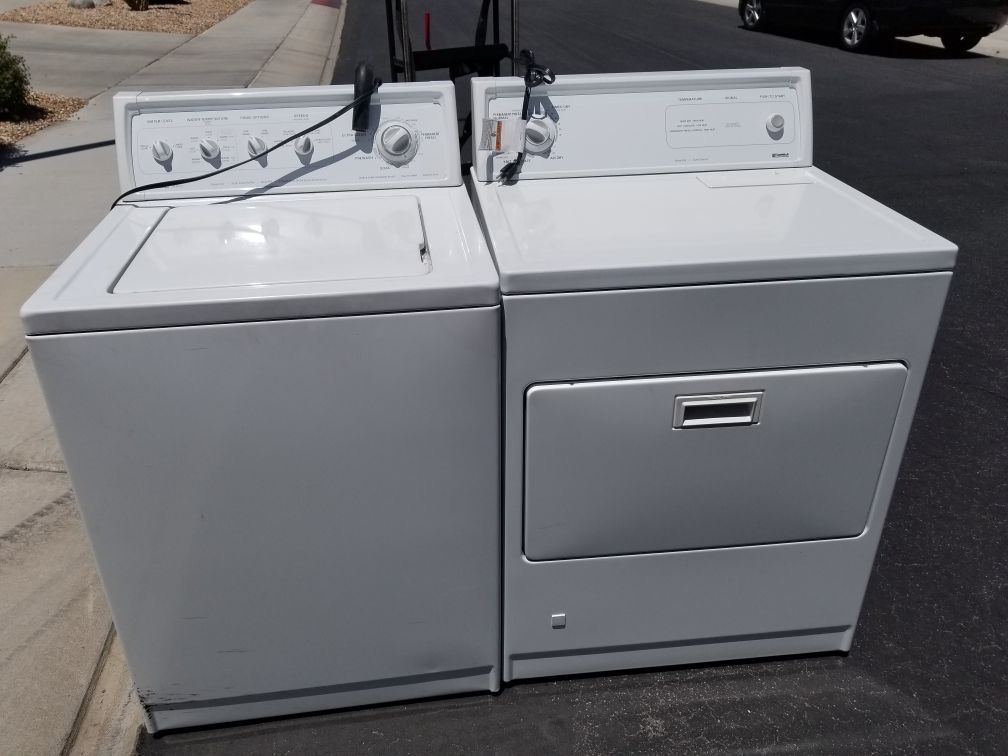 Washer and dryer