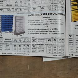 Mobile Stackable Bin Organizers