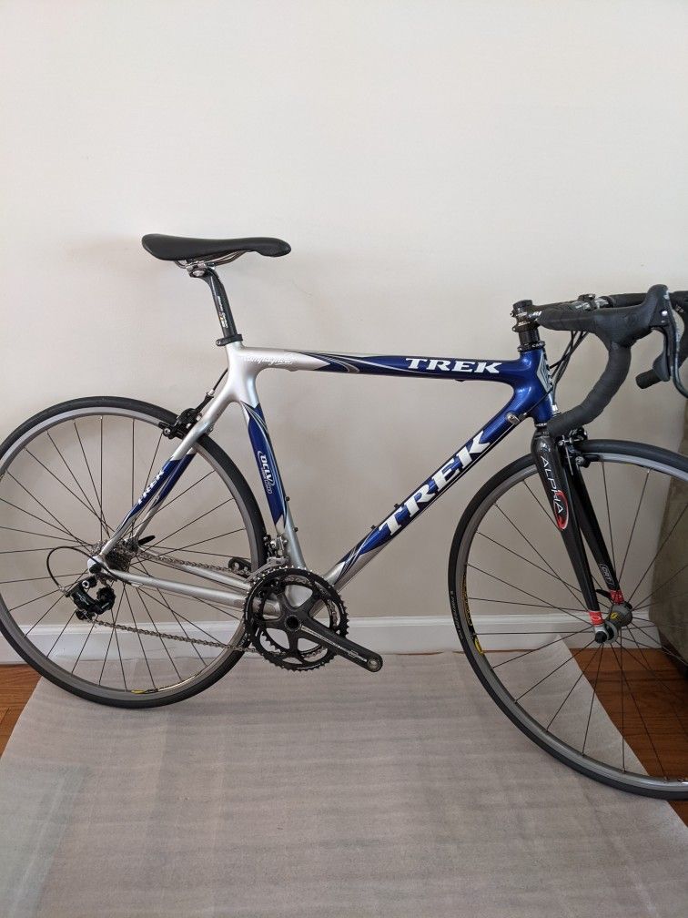 Trek 5500 OCLV 120 Carbon Fiber 56 cm Road Bike, Campagnolo, Ritchey, Mavic