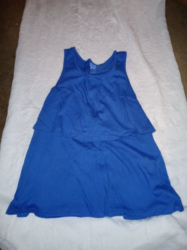 Girls Like New blue SO Tank top
