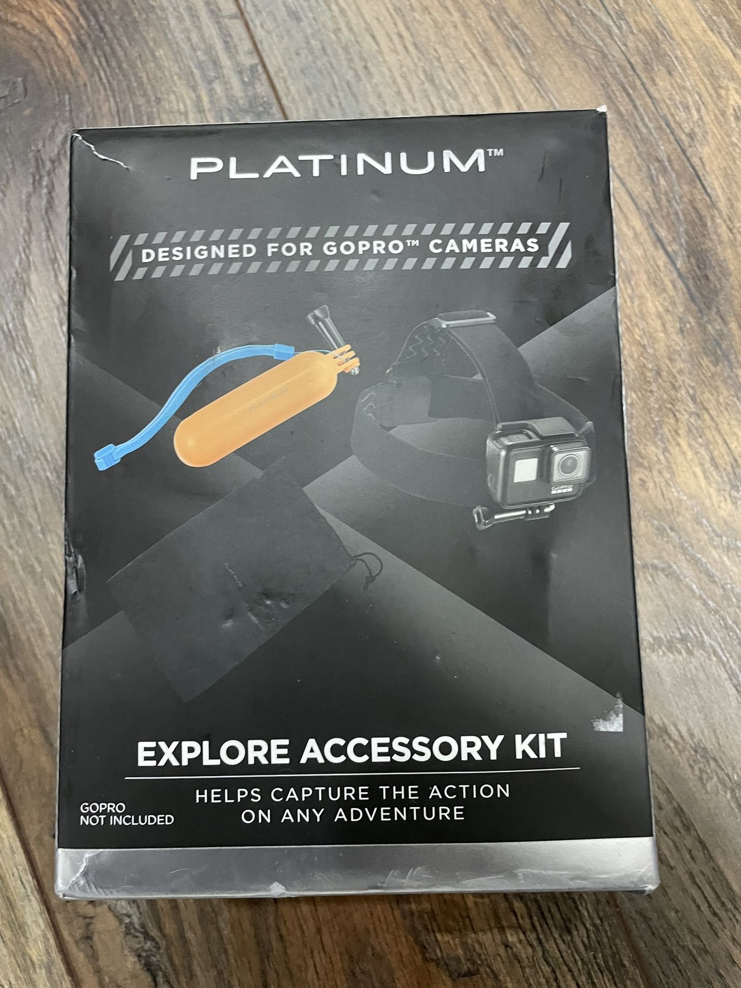 Platinum Explore Accessory Kit for all GoPro Cameras, Head Strap Floating Grip