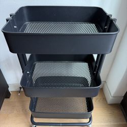 Ikea RASKOG Utility cart, Black