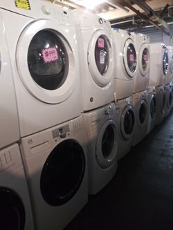 Front load washer and dryer set working perfectly from $499 and up