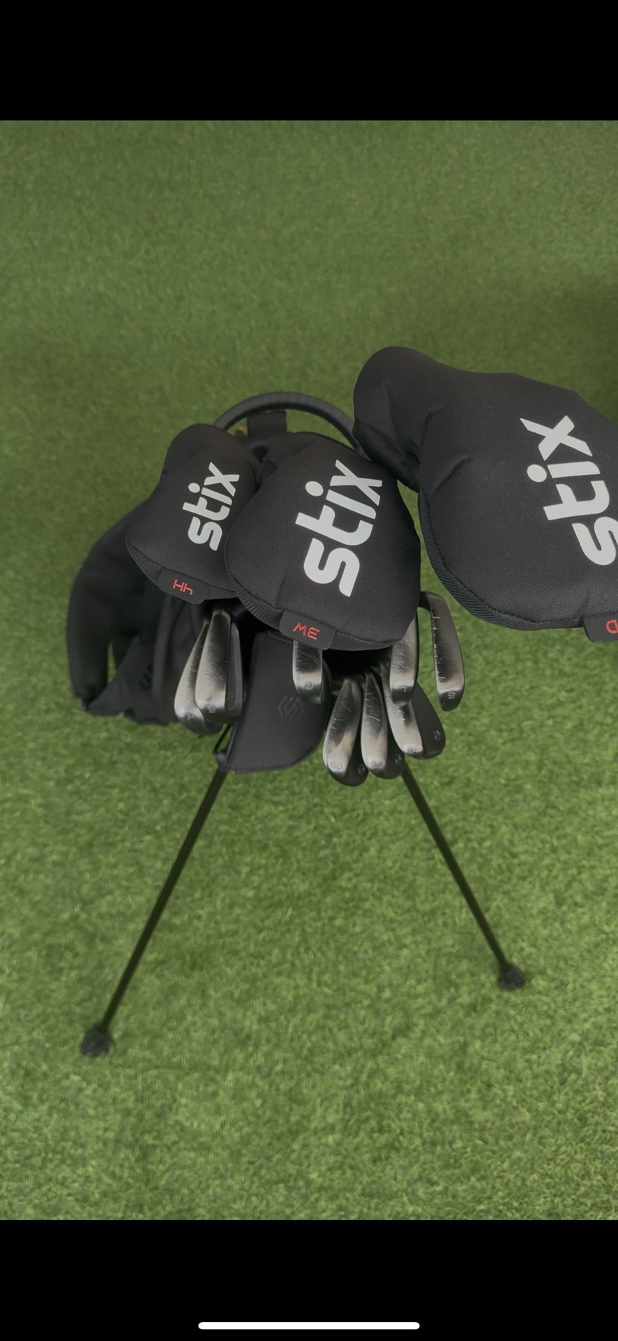 Stix 12 Piece Compete Set Black